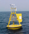 A 3-meter Discus Buoy like the one near Christmas Island