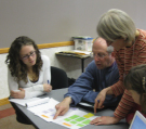 Bryan works with educators at a COSEE-OS workshop