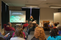 Tansy Clay engages marine volunteers in ocean research learning