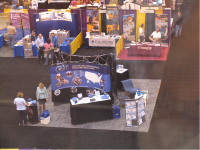 COSEE booth at NSTA conference