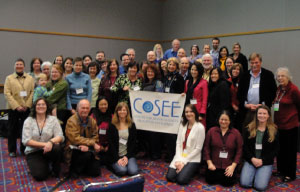 Group shot of COSEE representatives at the Network meeting