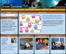 Screenshot of the COSEE-Ocean Systems home page