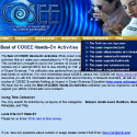 Best of COSEE Hands-on Activities home page